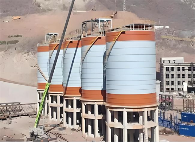 竹山高架钢板仓